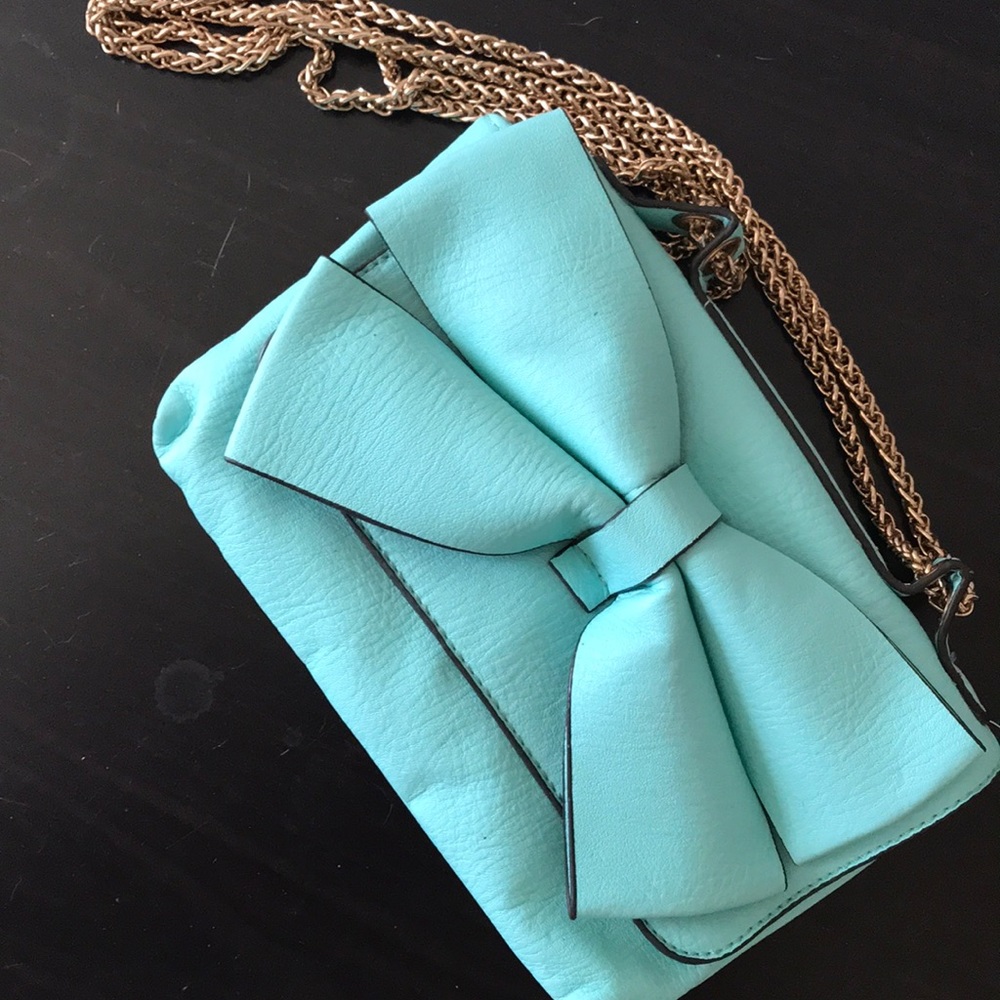 Mint green cross body